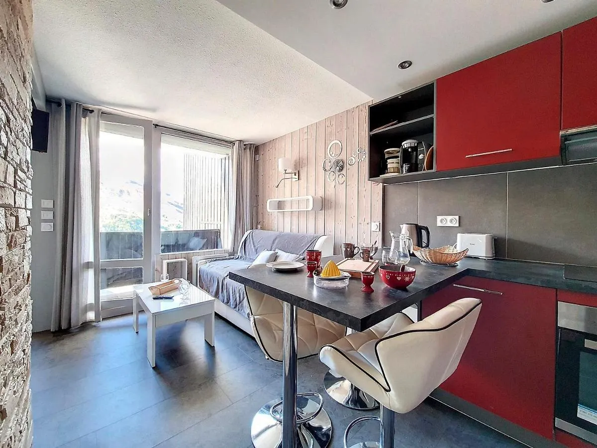 Апартаменты Appartement Renove Au Pied Des Pistes Avec Balcon - 4 Pers., 27M², Coin Chambre, Cabine, 3 Flocons Or - Fr-1-344-896 Сен-Мартен-де-Бельвиль